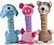 Wogy 31019-0305 Игрушка-пищалка для собак, 34*10*10,5 см