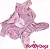 ForMyDogs Костюм "Бантик" велюровый розовый, 8