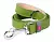 Collar Поводок WAUDOG Classic, кожа, стандартный карабин (ширина 20 мм, длина 122 cм) салатовый