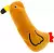 Ambar Игрушка для кошек Утка желтая, с мятой, 11 см