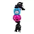 Joyser Cageball Funhead Jack с резиновым мячом и пищалкой M розовый, 37 см
