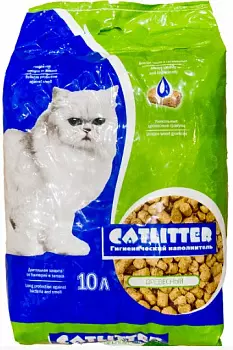 Catlitter Наполнитель древесный, 10 л