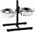 VM 2702 Double Diner Подставка с мисками, стойка 36 см, 2*750 мл VM 2702 Double Diner Подставка с мисками, стойка 36 см, 2*750 мл