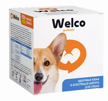 Welco Лакомство для собак, Здоровая кожа и блестящая шерсть, 35 мл*7 шт Welco Лакомство для собак, Здоровая кожа и блестящая шерсть, 35 мл*7 шт